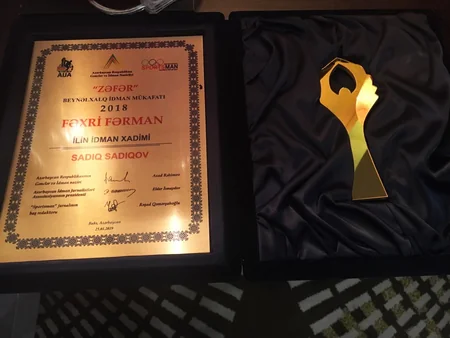 Zəfər Beynəlxalq İdman Mükafatının təqdimat mərasimi keçirilib