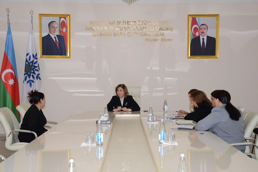 Bahar Muradova Kürdəmirdə vətəndaşları qəbul edib