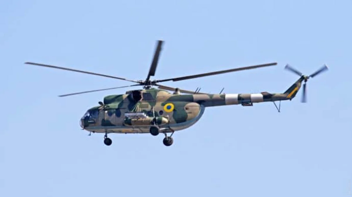 Ukraynada helikopter qəzaya uğrayıb, ölənlər var