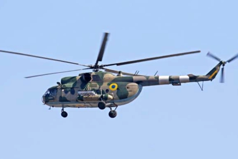 Ukraynada helikopter qəzaya uğrayıb, ölənlər var