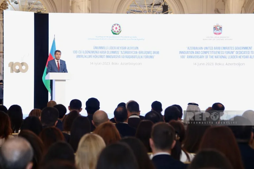 Bakıda Azərbaycan–BƏƏ Hökumət İnnovasiyası və Rəqabətlilik Forumu keçirilib