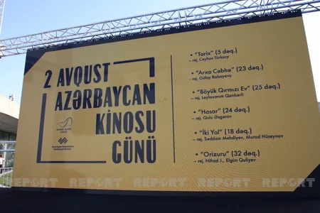 Bakıda açıq kino nümayişi təşkil edilib