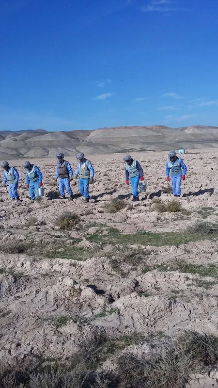 Xızıda hərbi hissə ətrafında 183 ədəd partlamamış hərbi sursat tapılıb