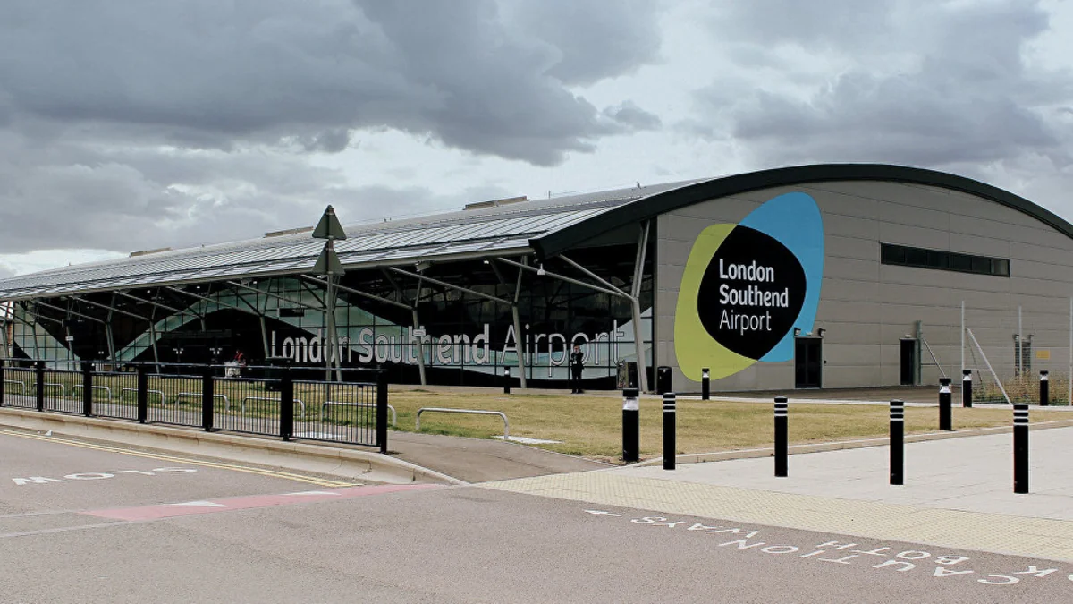 Explosion occurs near London airport
