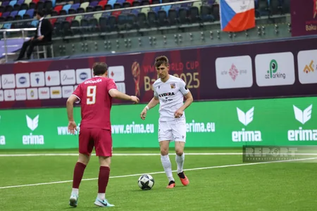 Çexiya millisi Bakıda keçirilən minifutbol üzrə dünya çempionatında qrupu lider tamamlayıb