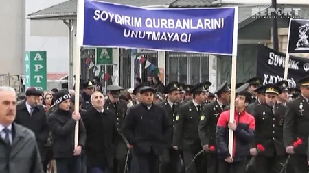 Qubada soyqırım qurbanları anılıb - FOTO - VİDEO