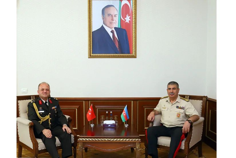 Zakir Həsənov Türkiyənin yeni hərbi attaşesi ilə hərbi-texniki və hərbi-təhsil sahələrində əməkdaşlığı müzakirə edib