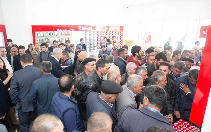 Cəlilabadda “Bakcell”in yenilənmiş Satış və Müştəri Xidməti mərkəzi təqdim edilib