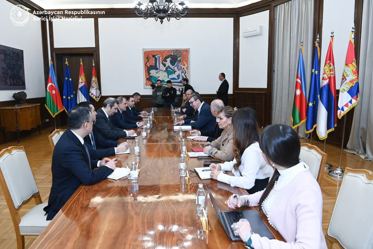 Serbiya Prezidenti Azərbaycan XİN başçısı ilə regional təhlükəsizlik məsələlərini müzakirə edib - YENİLƏNİB-2