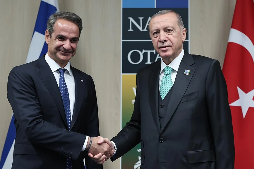Ərdoğan Yunanıstanın Baş nazirini qəbul edib
