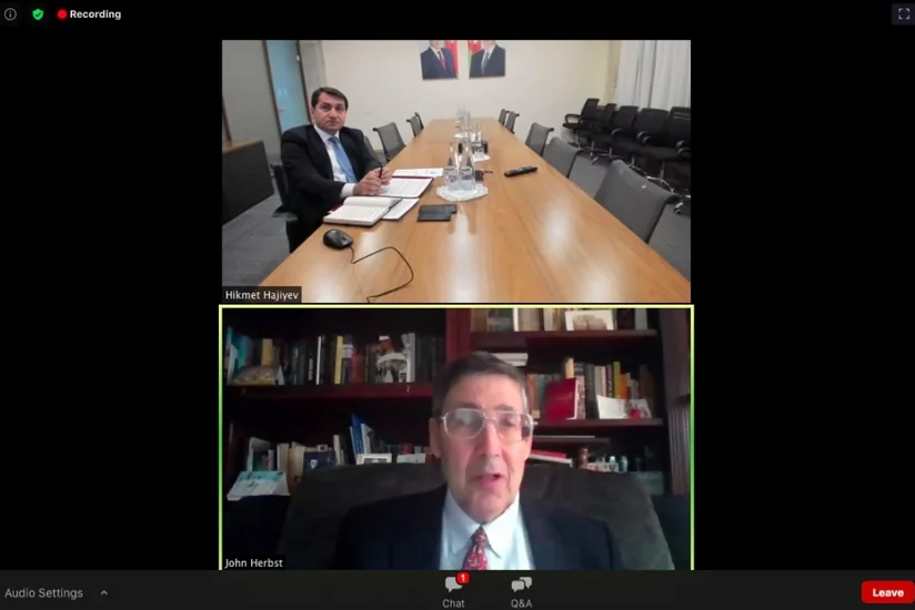 Вашингтонский Атлантический совет провел онлайн-семинар с помощником президента Азербайджана