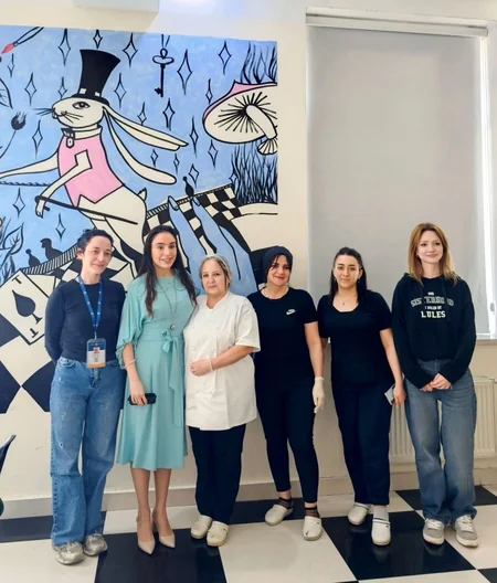 Leyla Əliyeva  Oxbridge Baku Akademiyasında olub