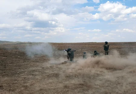 В конкурсе Мастера артиллерийского огня проведена пристрелка вооружения