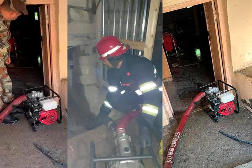 Şəmkir şəhərində və Zəyəm qəsəbəsində yaşayış evlərini su basıb