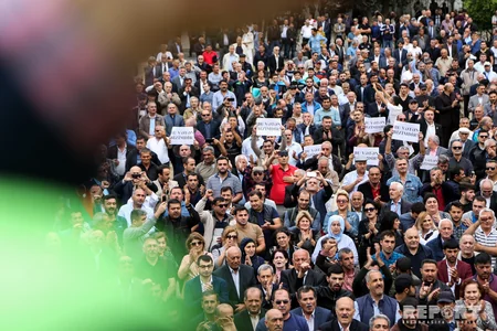 Mitinqdə ictimai asayişin kobud şəkildə pozulması halları qeydə alınmayıb - RƏSMİ