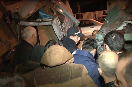 ​Paytaxtda 11 maşının toqquşması nəticəsində 1 nəfər ölüb - FOTO