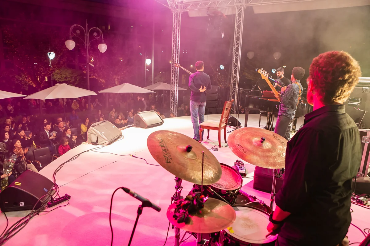 Kiyevdə Heydər Əliyev parkında etno-caz festivalı keçirilib