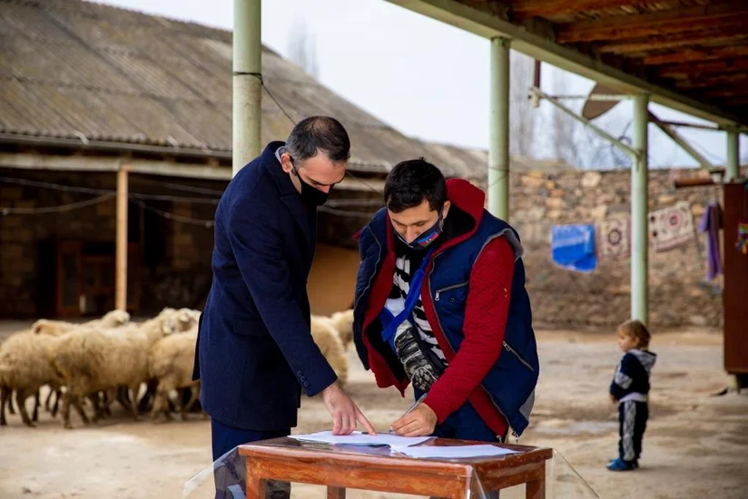 Bir qrup şəhid ailəsi və müharibə iştirakçısı üçün kiçik təsərrüfatlar yaradıldı