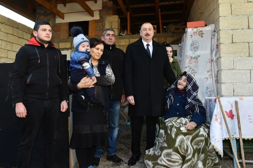 Ilham Aliyev allocates funding to eliminate consequences of earthquake in three districts