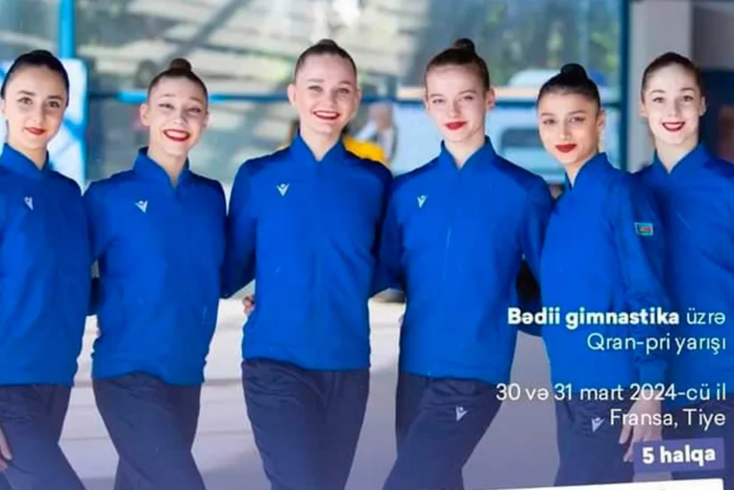 Azərbaycanın gimnastika millisi Fransada qızıl medal qazanıb
