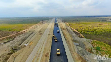 Ağdam-Füzuli avtomobil yolunun inşası sürətlə davam etdirilir