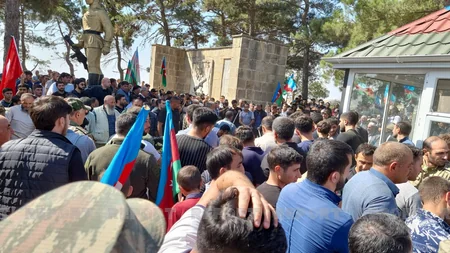 Azərbaycan Ordusunun şəhidi və atası dəfn edilib - YENİLƏNİB