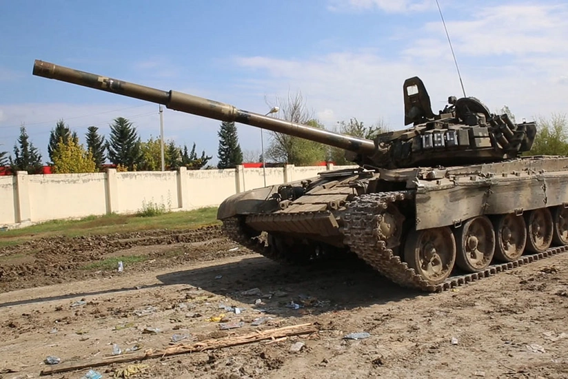 Enemy military equipment destroyed, six tanks seized