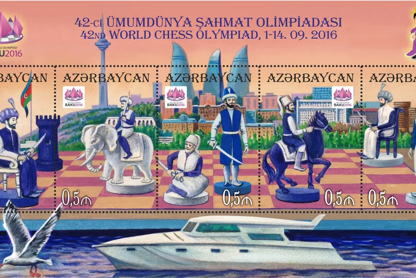 Azərbaycanda Şahmat Olimpiadasına həsr olunmuş poçt markaları buraxılıb