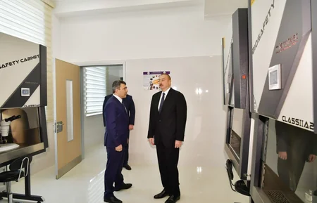 Prezident İlham Əliyev Tərəvəzçilik Elmi-Tədqiqat İnstitutunun açılışında iştirak edib - YENİLƏNİB
