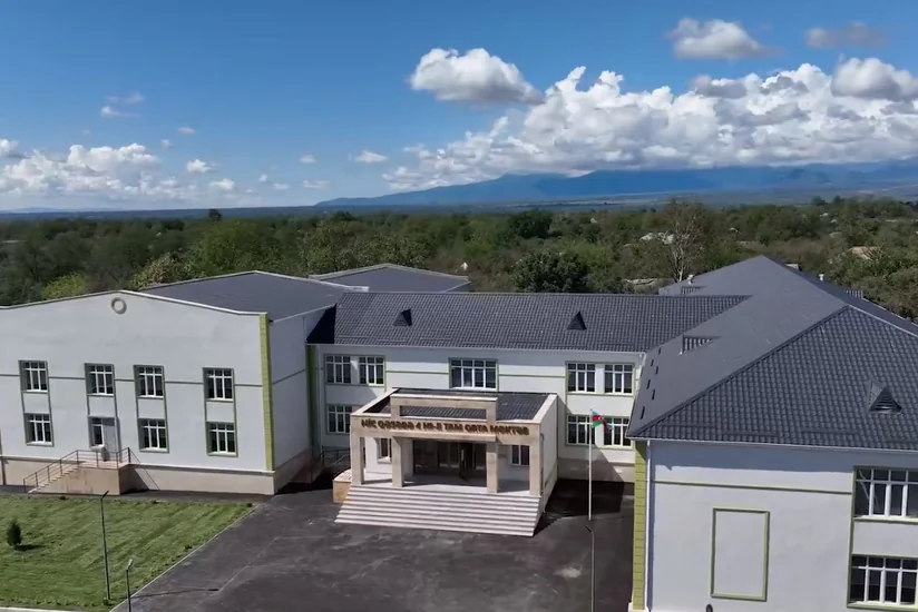 Heydər Əliyev Fondu Nic qəsəbəsində yeni məktəb binası inşa edib