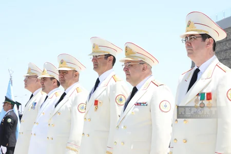 Azərbaycanda xidmətə yeni qəbul olunmuş gömrükçülər and içib