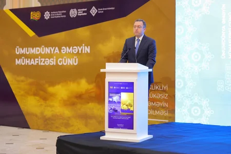 Naxçıvanda Ümumdünya Əməyin Mühafizəsi Gününə həsr olunan konfrans keçirilib - YENİLƏNİB