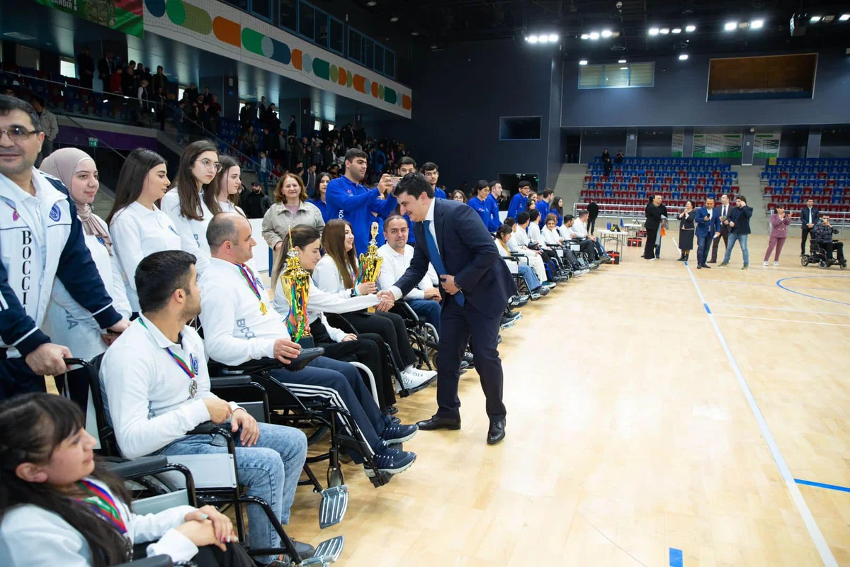 Boccia idman növü üzrə Heydər Əliyev turnirinin qalibləri təltif olunublar