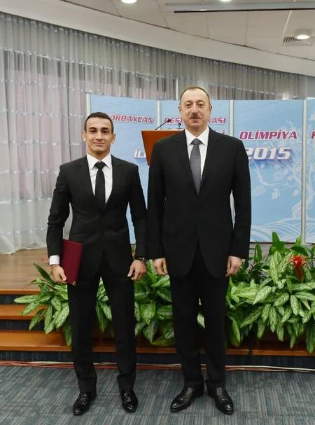 ​Prezident İlham Əliyev 2015-ci ilin idman yekunlarına həsr olunan mərasimdə iştirak edib