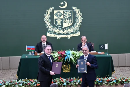 Ceremony to exchange documents signed between Azerbaijan and Pakistan held in Islamabad