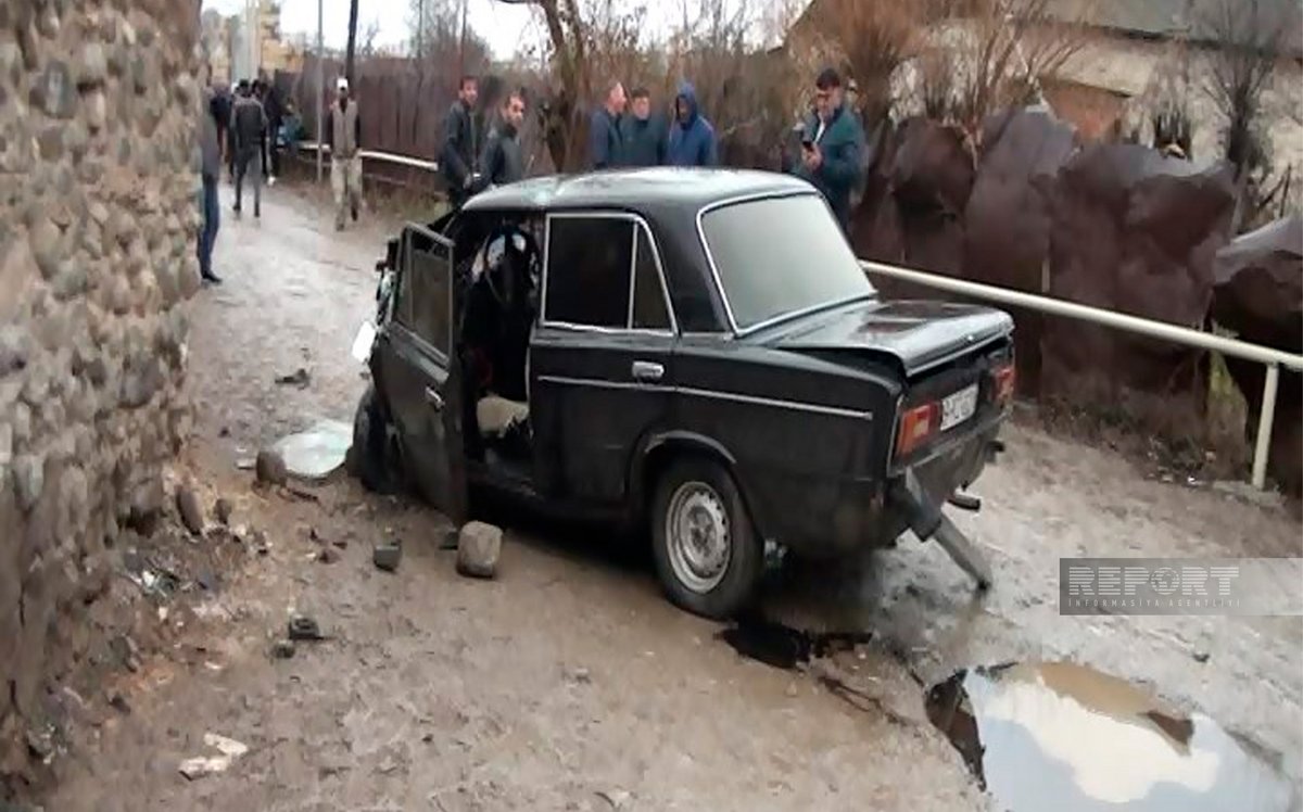 Goranboyda avtomobil qəzası olub, ölən var 