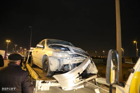 Bakıda yol qəzası olub, xəsarət alanlar var - FOTO - VİDEO - YENİLƏNİB