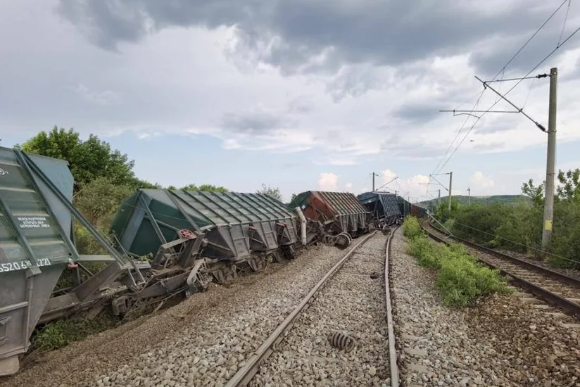 В Румынии сошли с рельсов 15 украинских порожних вагонов-зерновозов