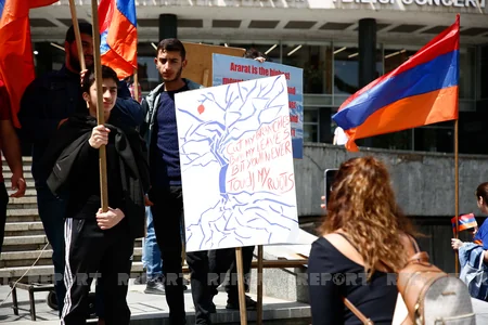 Tbilisidə ermənilərin keçirdiyi aksiya başa çatıb