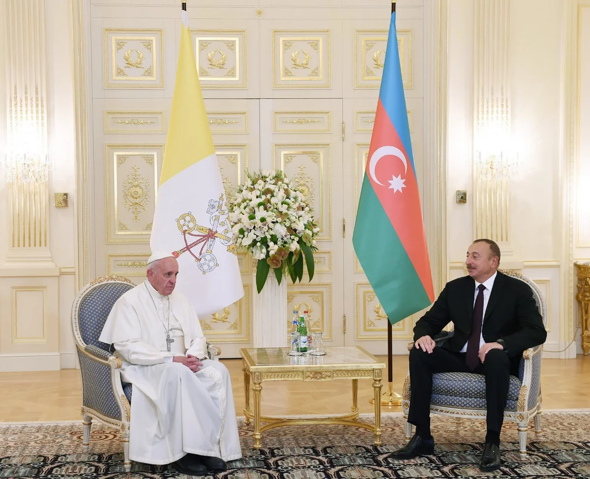 Pope Francis congratulates Ilham Aliyev
