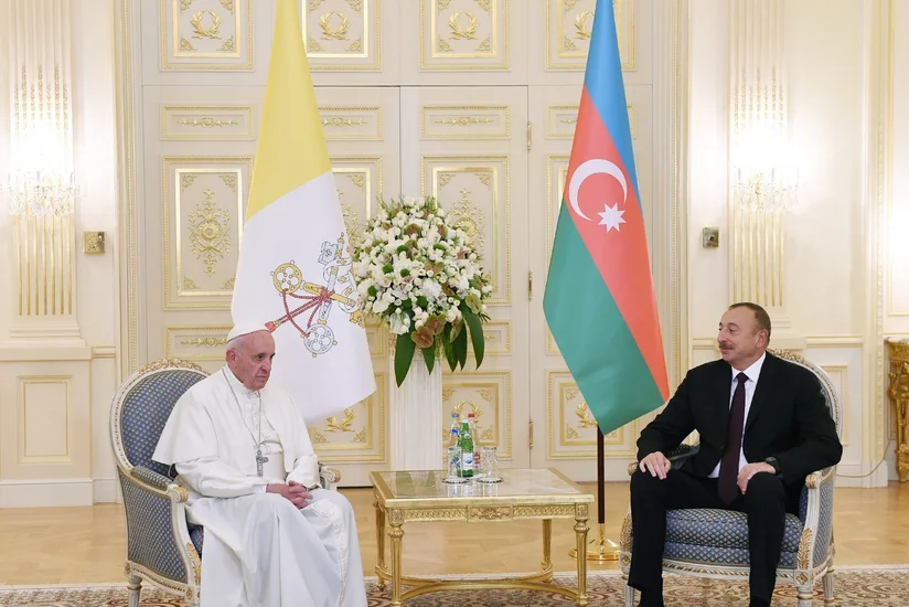 Pope Francis congratulates Ilham Aliyev