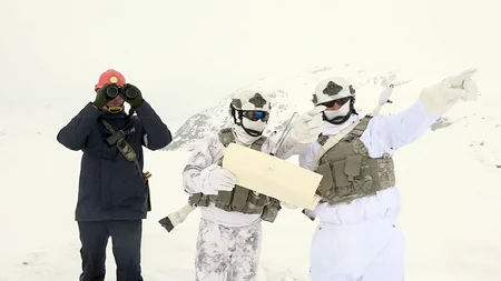 Azerbaijani exclave garrison troops hold special tactical drills