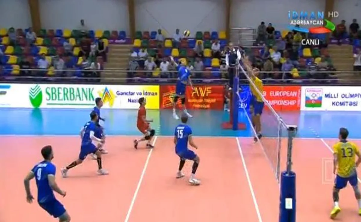 Voleybol üzrə Azərbaycan millisi İsveçi məğlub edib