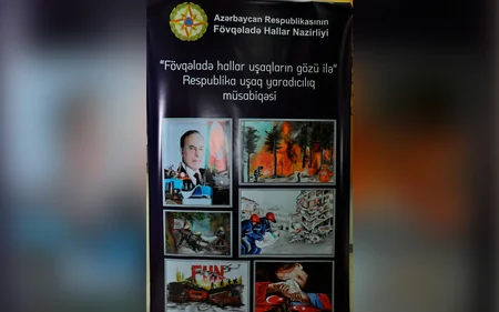 “Fövqəladə hallar uşaqların gözü ilə” müsabiqəsinin qalibləri mükafatlandırılıb
