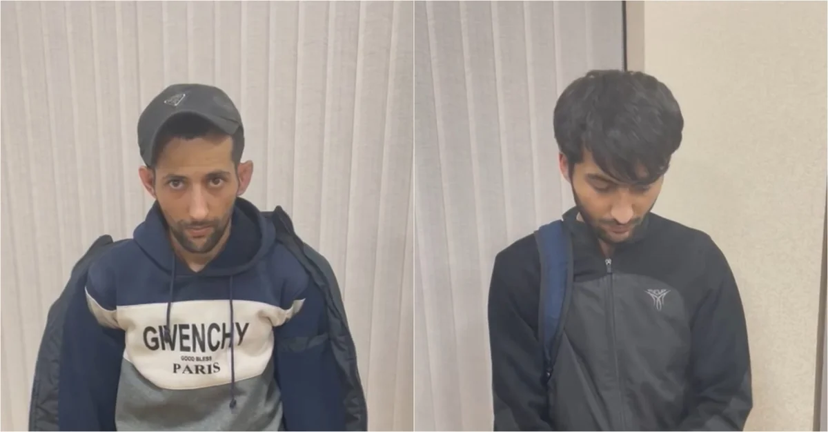 Abşeronda motosikletlə narkotik daşıyan iki qardaş saxlanılıb