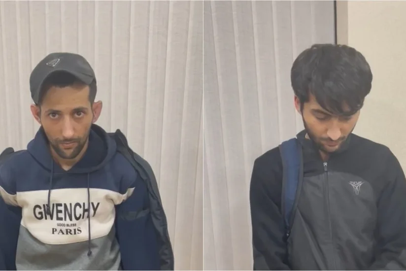 Abşeronda motosikletlə narkotik daşıyan iki qardaş saxlanılıb