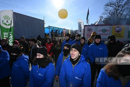 Protest continues on Khankandi-Lachin road, participants in high spirits