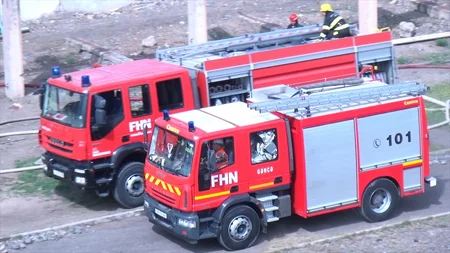 FHN neft terminalında yanğın-taktiki təlim keçirib