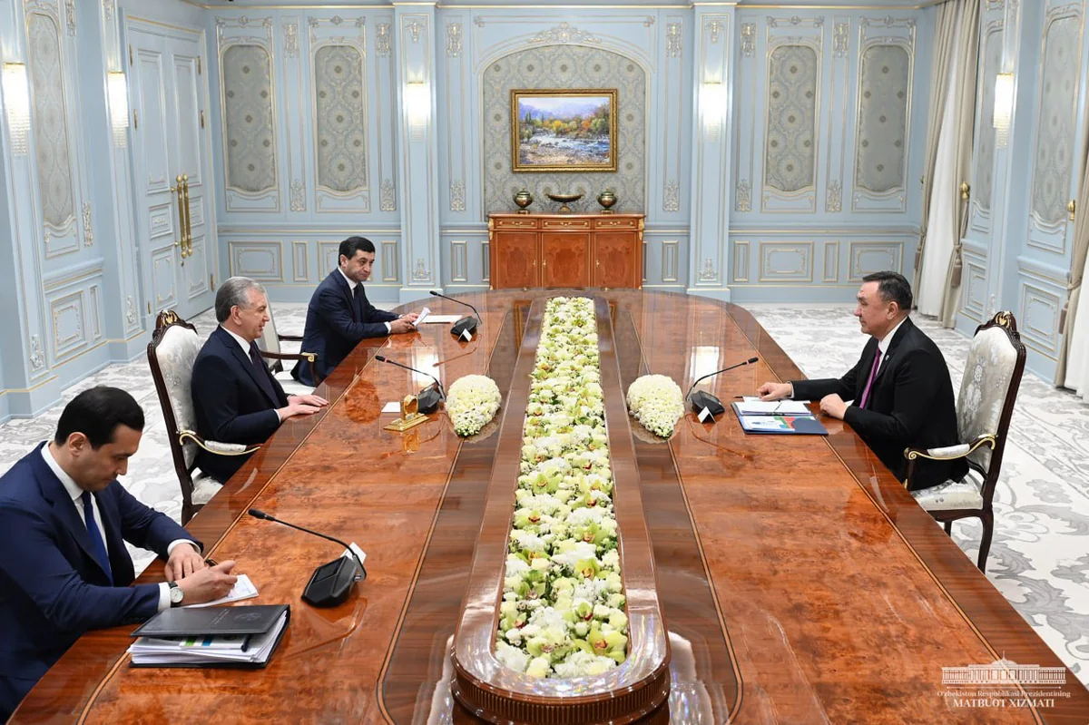 TDT-nin Baş katibi Özbəkistan Prezidenti ilə görüşüb