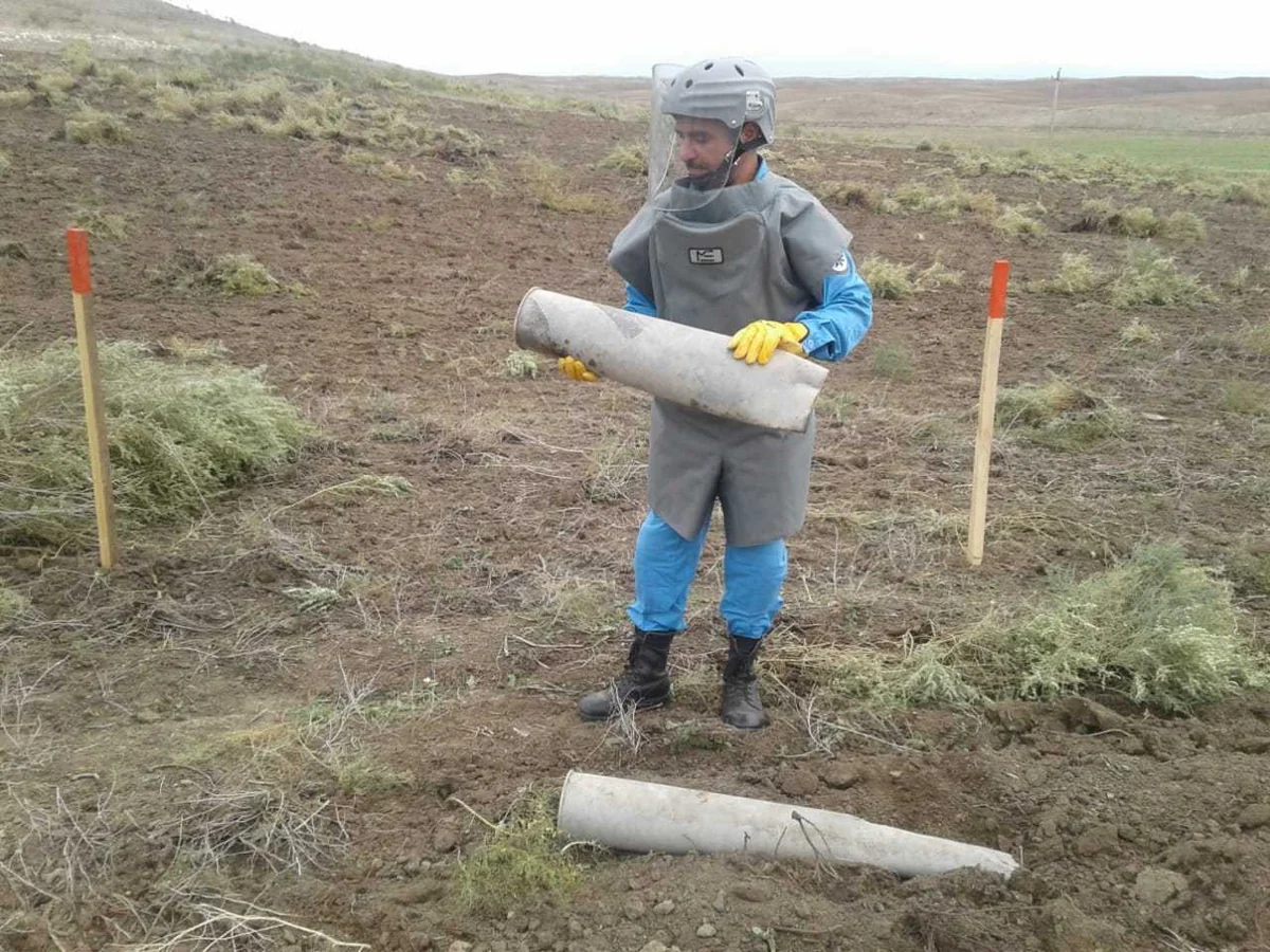 Füzulidə 2 ədəd top mərmisinin boş gilizi aşkar olunub